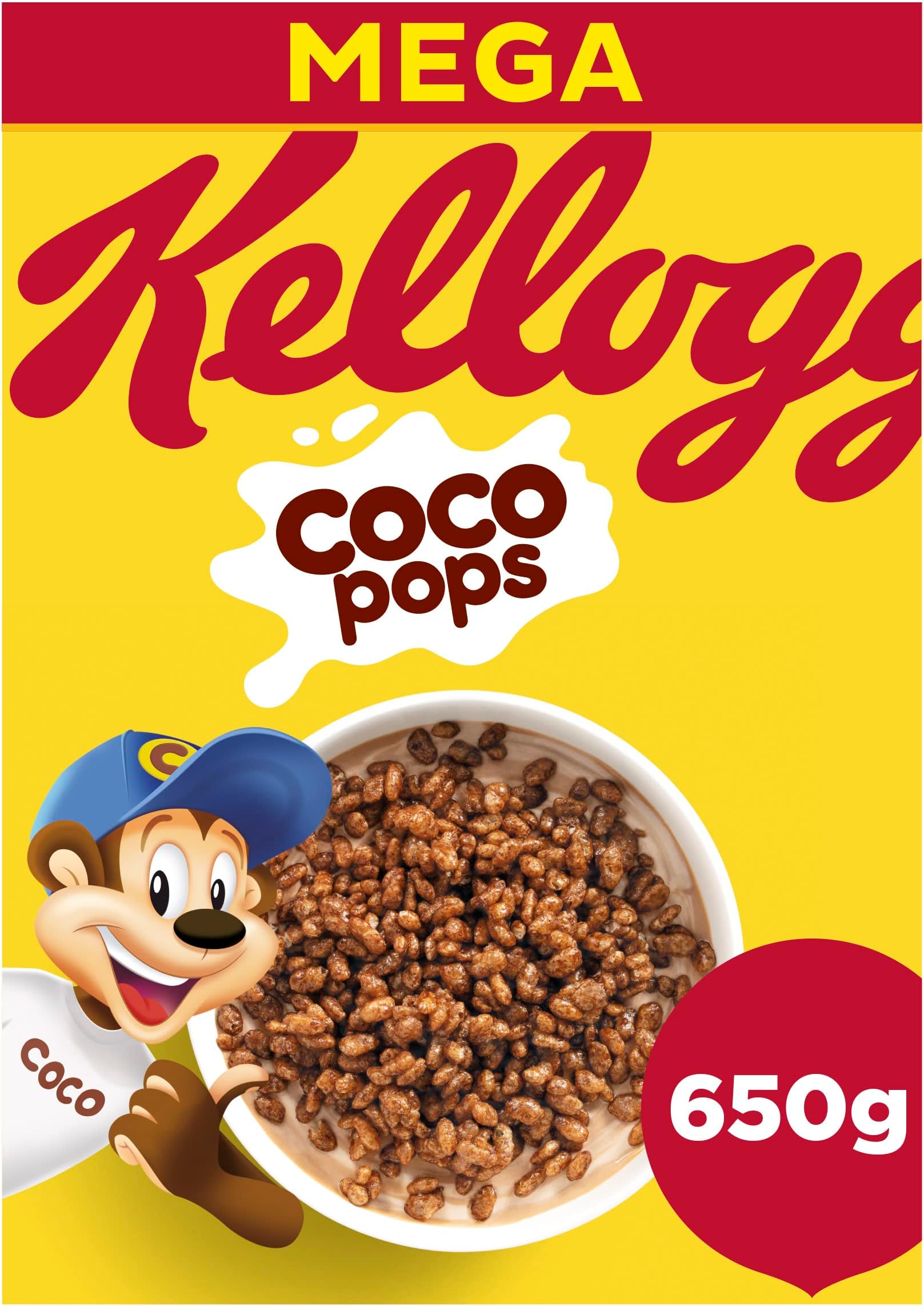Coco Pops Chocolate Breakfast Cereal, 650g