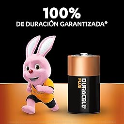 Duracell Plus D Batteries (6 Pack) - Alkaline 1.5V - 100% Life Guaranteed - Reliability For Everyday Devices - 0% Plastic Packaging - 10-Year Storage - LR20 MN1300