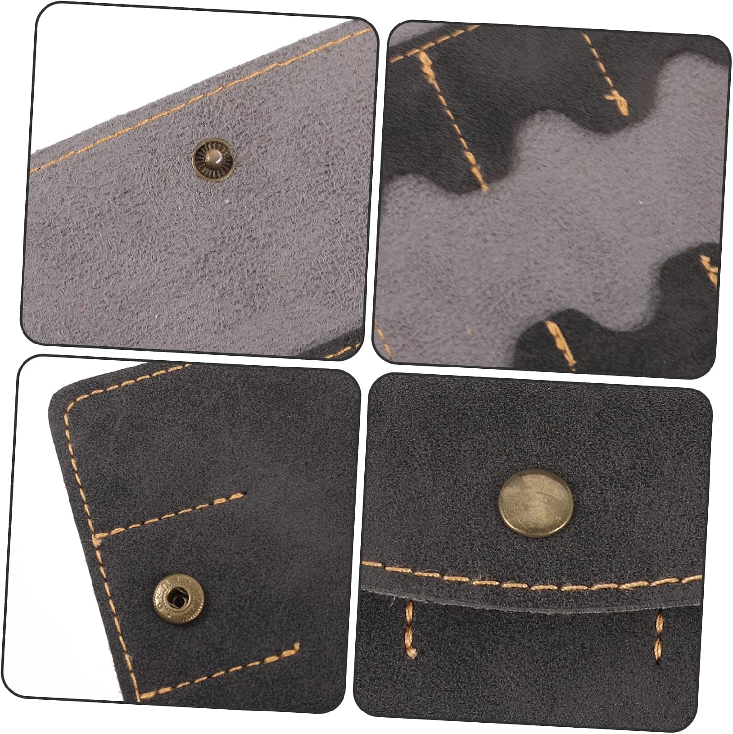 2pcs Memory Card Holder Case PU Leather Organizer for Cards