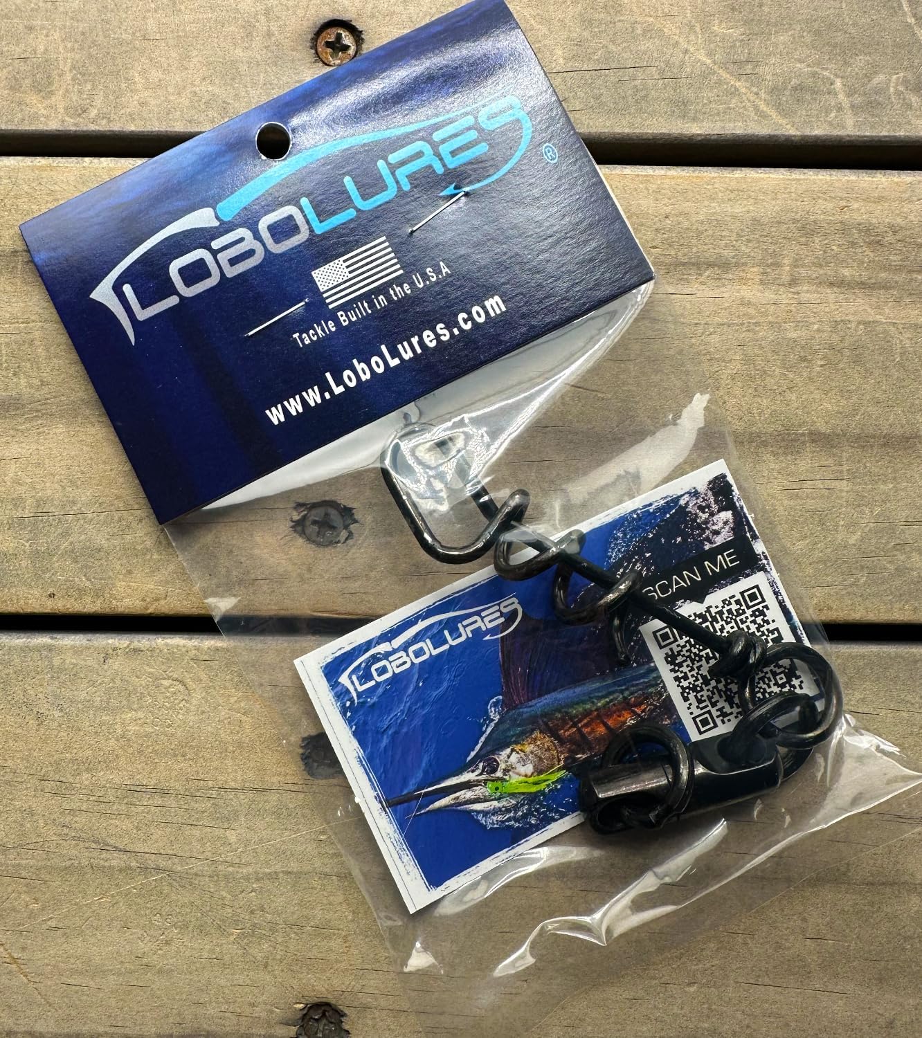 Lobo Lures 1000lb Quick Release Big Game Marlin Fishing Heavy Duty Aussie Style HD Dredge Corkscrew Swivel