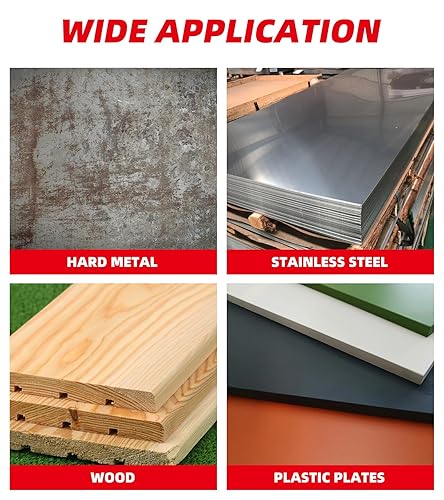 Miniatura 6 de LUCKUT Juego de brocas de cobalto de 18 pulgadas, longitud Jobber y broca torcida de vástago recto, brocas M35 HSS de tamaño fraccionario de 14