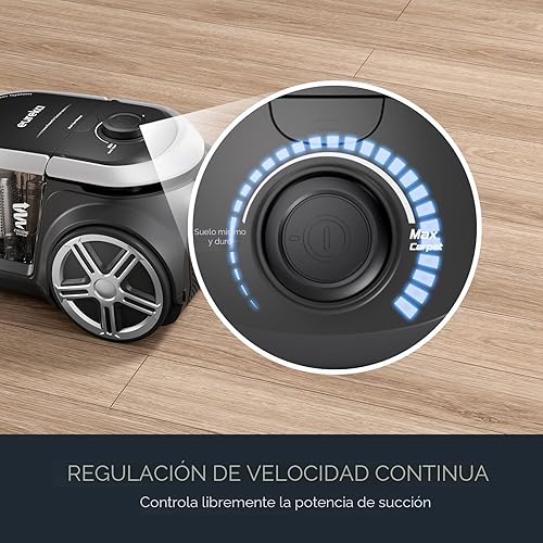 Miniatura 4 de Eureka Aspiradora sin bolsa, aspiradora ligera para alfombras y suelos duros, plateado con negro, NEN180