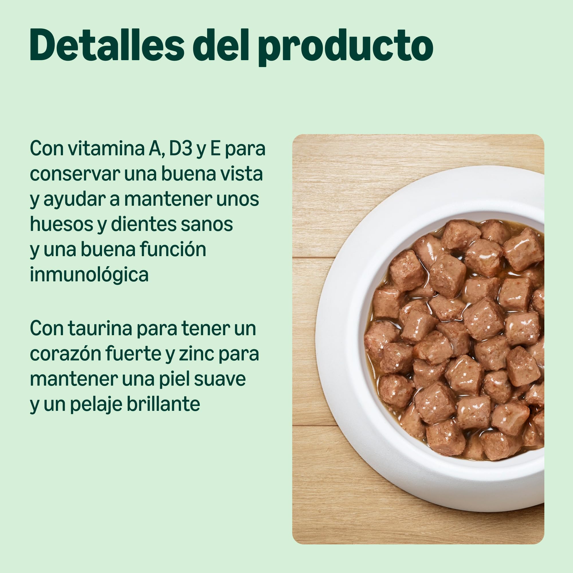 by Amazon - Comida húmeda para Gatos, trozos de salmón ASC en Salsa, 12 x 415 g