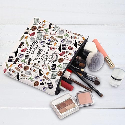 Miniatura 4 de G2TUP Bolsa de maquillaje The Vampire Merch The Diaries para los fanáticos de "It's a Vampire Thing", Vampiro Nuevo M, Moderno