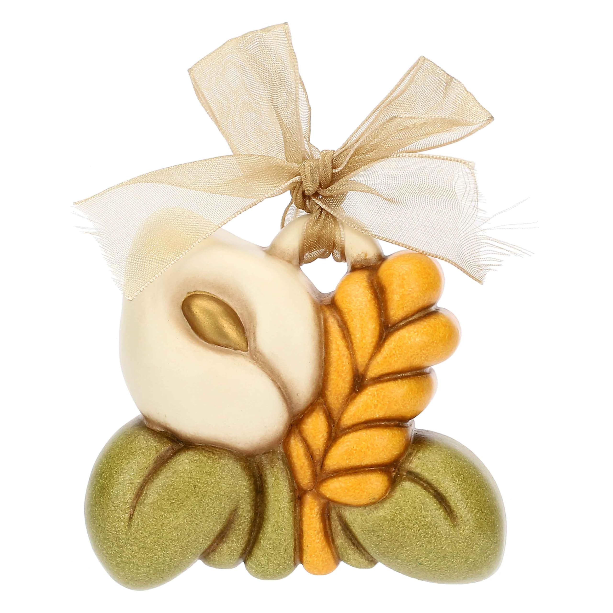 THUN - Mini Calla and Spike Tile - Ceramic - Favor Collection - 7 x 6.5 x 3 cm