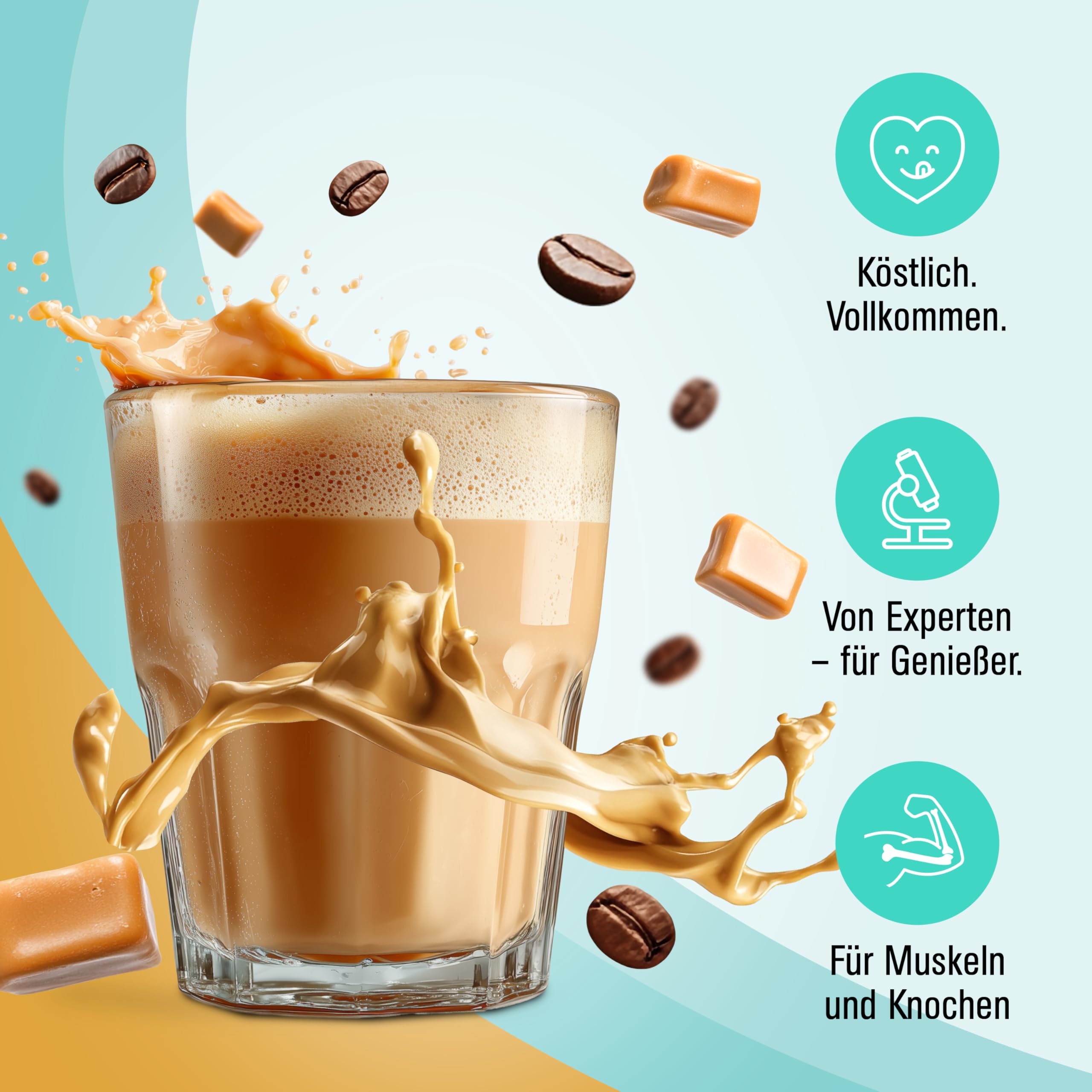 Chiefs High Protein Shake - Coffee - kein Zuckerzusatz & je 25 g Protein - Made in Austria, Laktosefrei - Protein Shake für Muskelaufbau, Lower Carb - 8x330ml Protein Drink mit Milcheiweiß