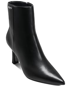 DKNY Womens Caryann Heeled Bootie with Pointed Toe Fashion Boot