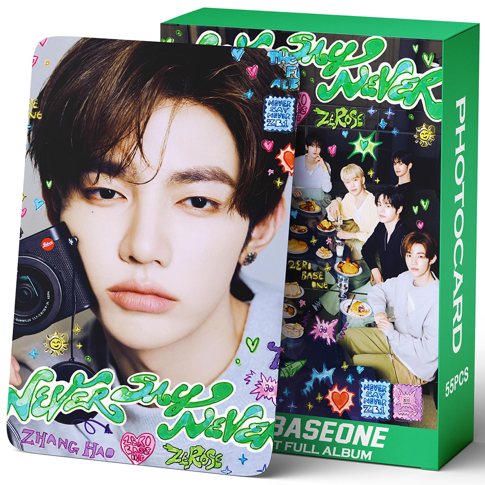 PYAJUU ZB1 Photocards KPOP ZB1 Never Say Never Cartões de álbum 55