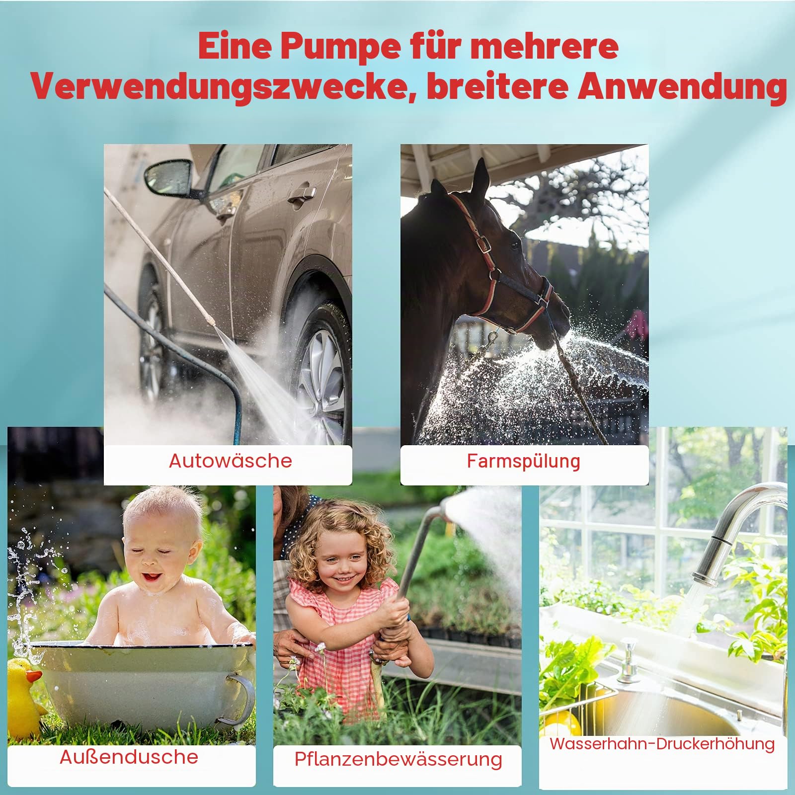 Portable Tauchpumpe 12V 20W 1200L/H High Flow Tragbare Aquarium Wasserpumpe Frequenzumwandlung bürstenlose DC-Pumpe Amphibische Pumpe