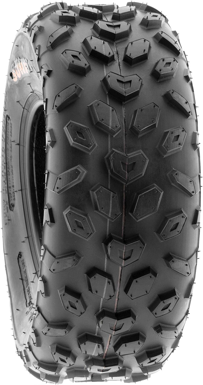 SunF ATV Tires 19x7-8 19x7x8 Light Weight Knobby 6 PR A014 - SET of 4