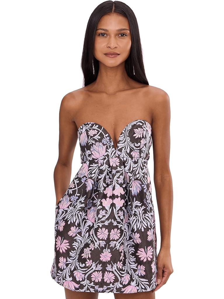 Gray Free People Floreo Jacqaurd Mini