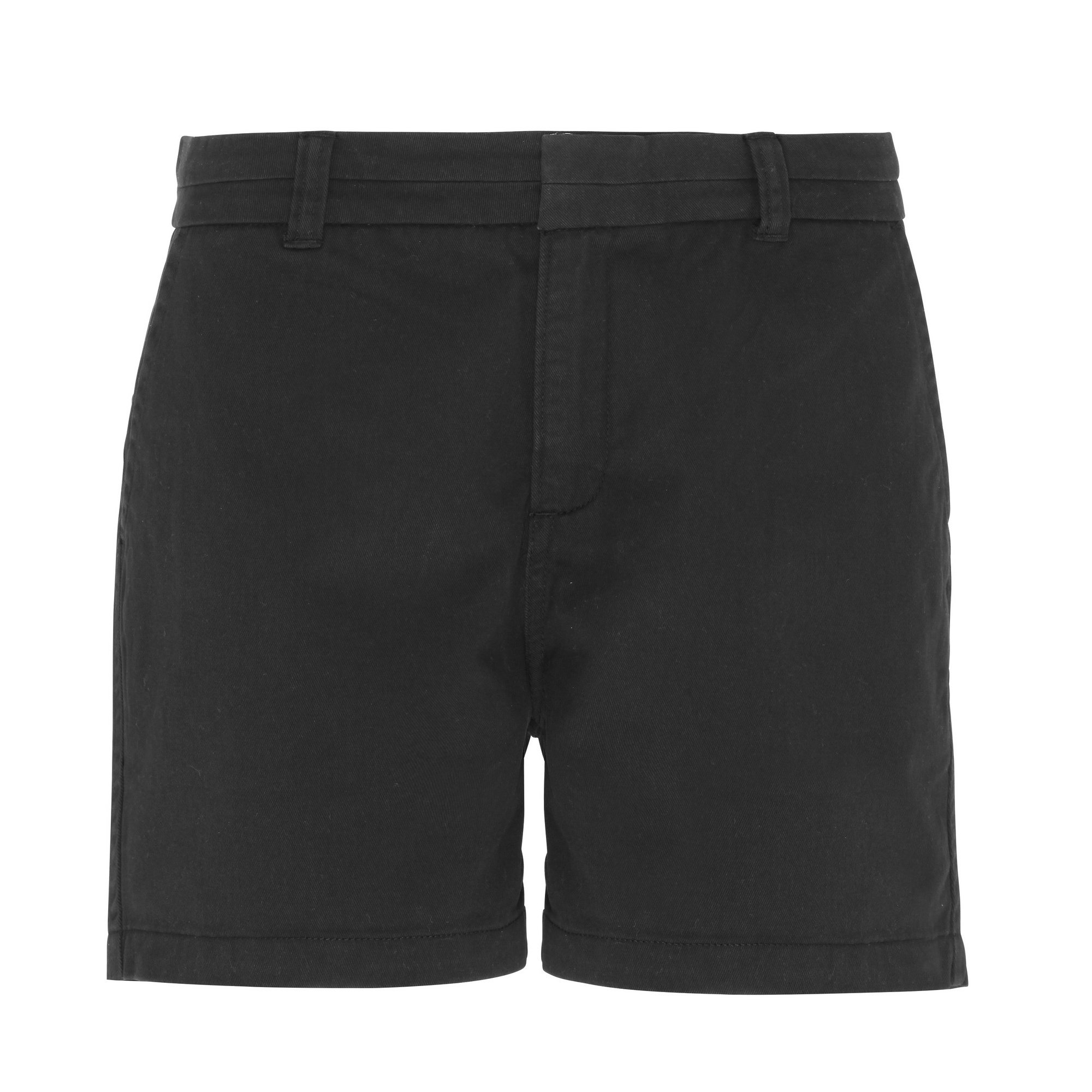 Asquith & Fox Women's Asquith and Fox Women's Chino Shorts Regular Fit Shorts, Black (Black 000), 10 (Manufacturer Size:Small)