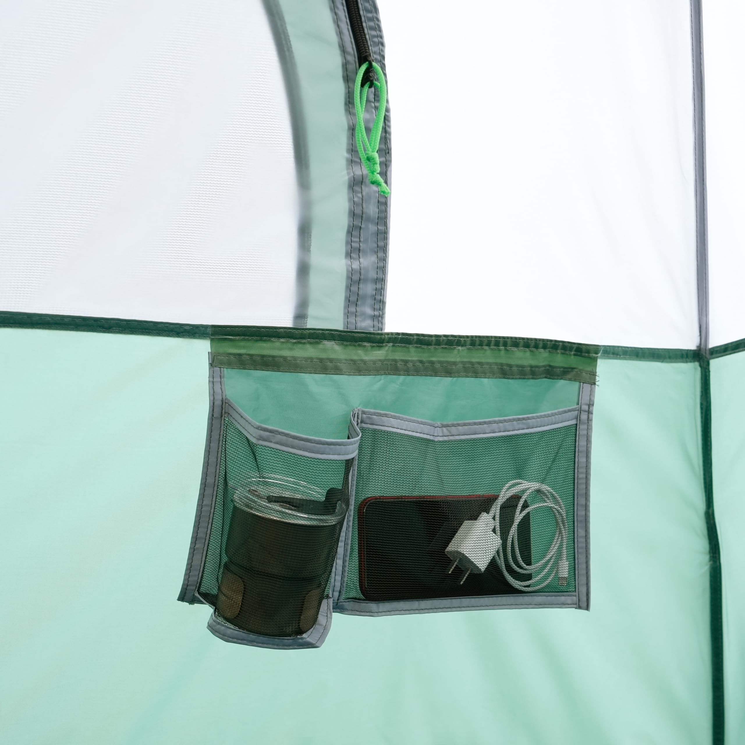 Amazon Basics Tenda da campeggio istantanea con telo antipioggia e borsa per il trasporto