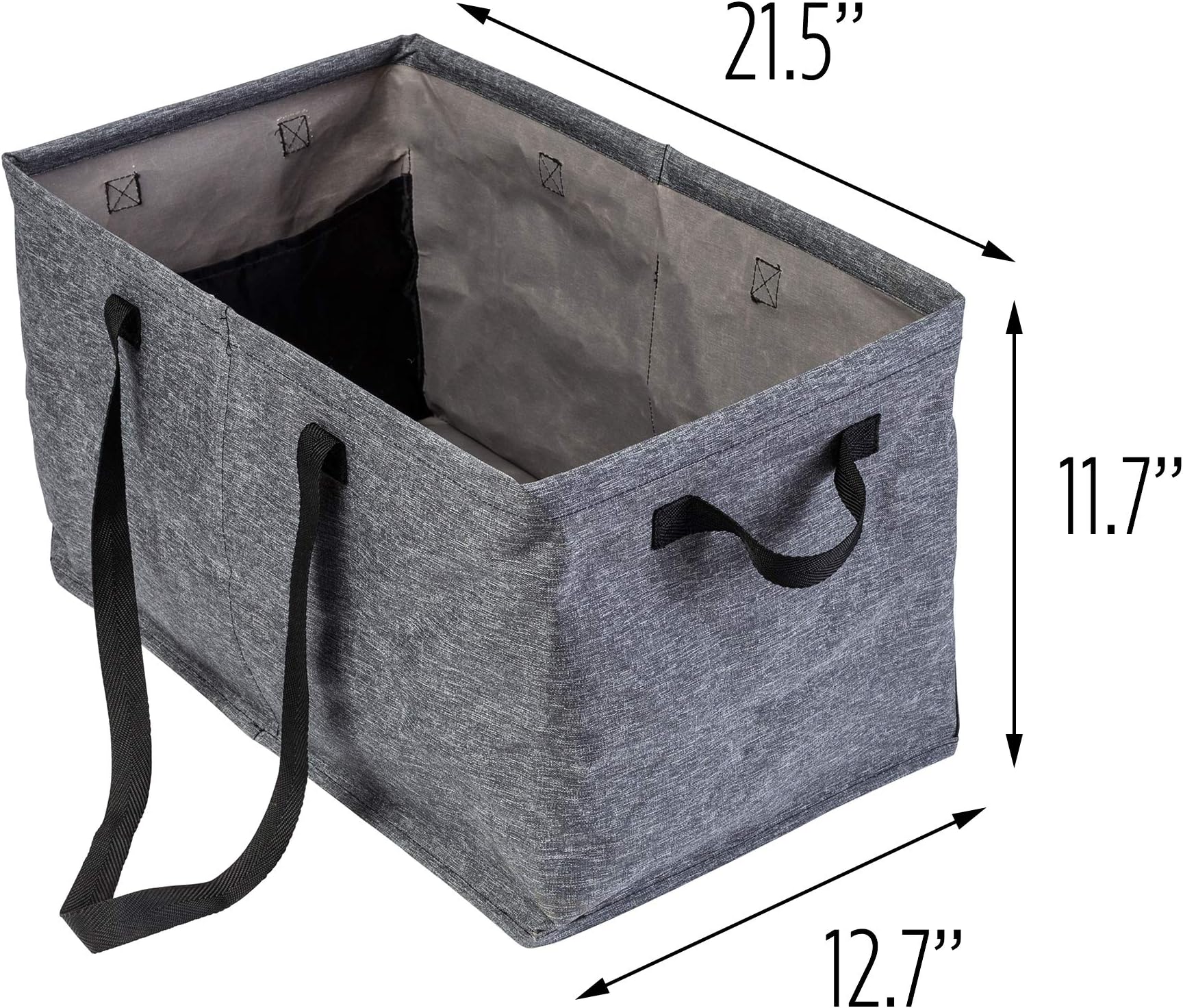 Honey-Can-Do Small Trunk Organizer AUT-07983 Grey
