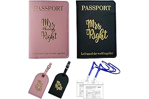 Mrs.Right and Mrs.Always Right Passport Holders Perfect for Lesbian Couple Honeymoon