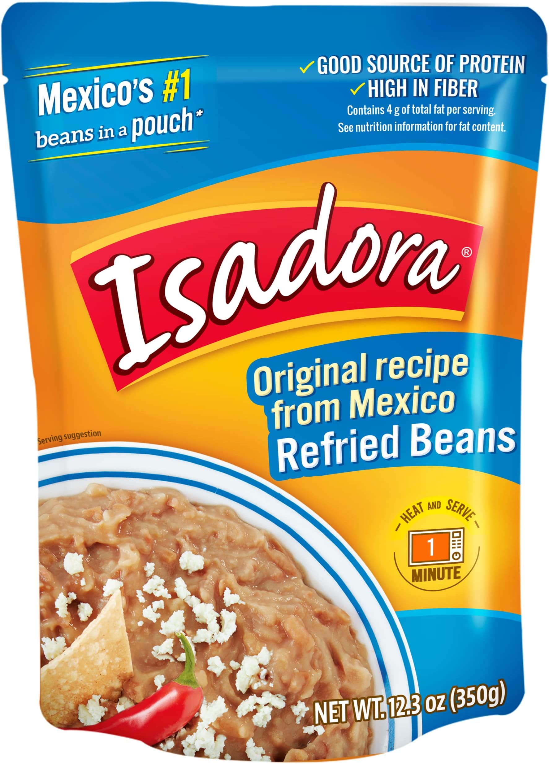 Isadora Original Refried Beans 12.3 oz (Pack of 1)