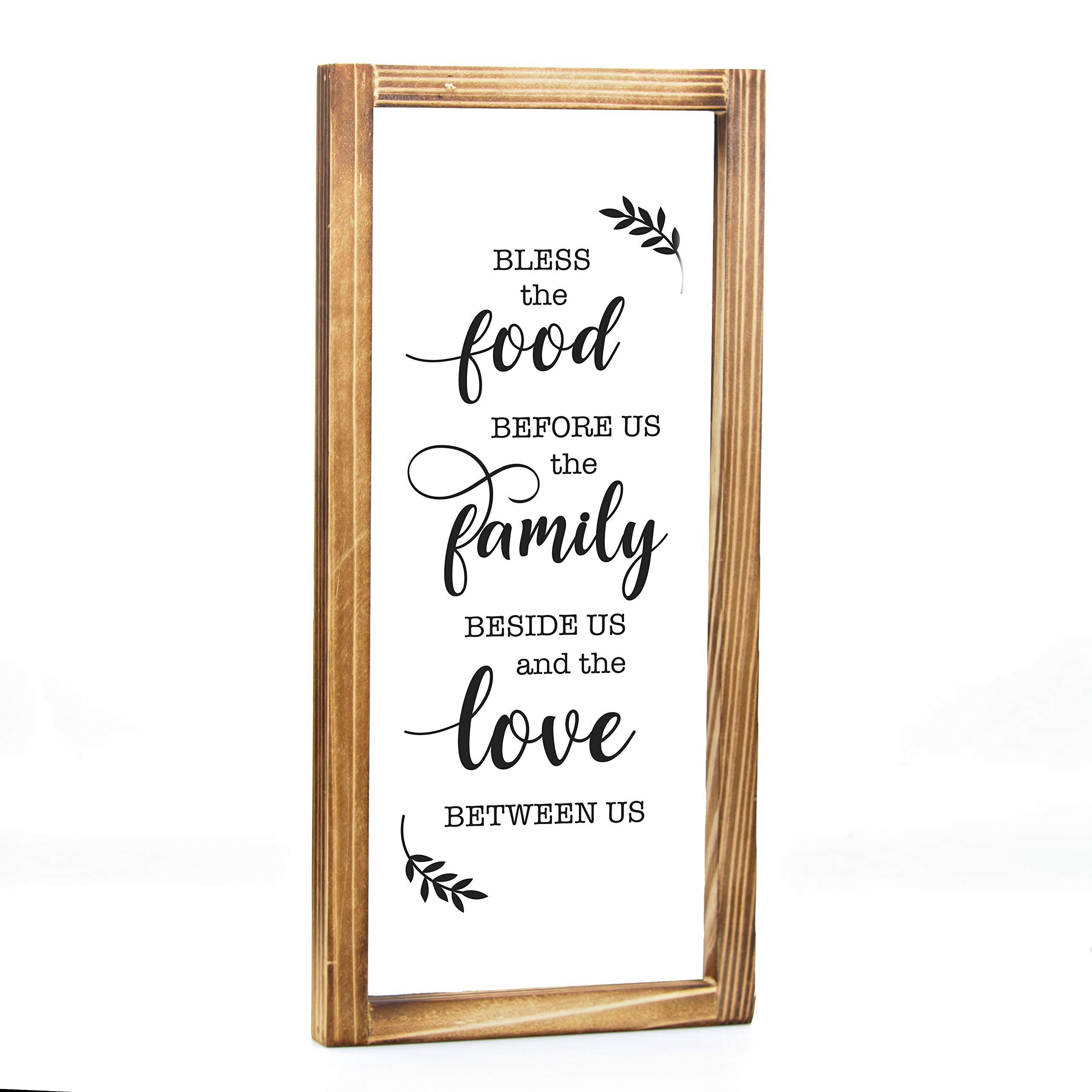 Buy God Bless the Food Before Us Sign 8x17 Inch Kitchen Rustic Sign