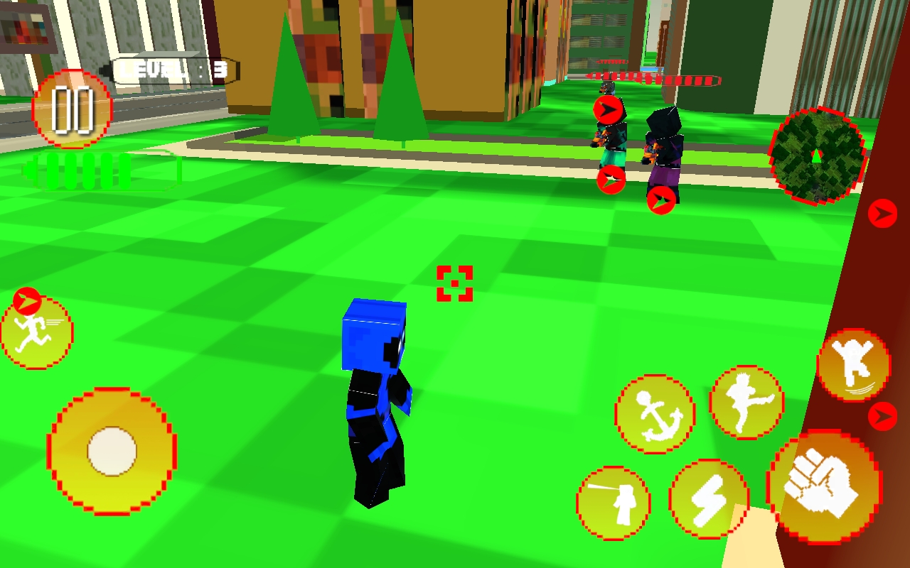 Spider Craft Rope Hero Games, Block Craft Rope Hero Fighting Games