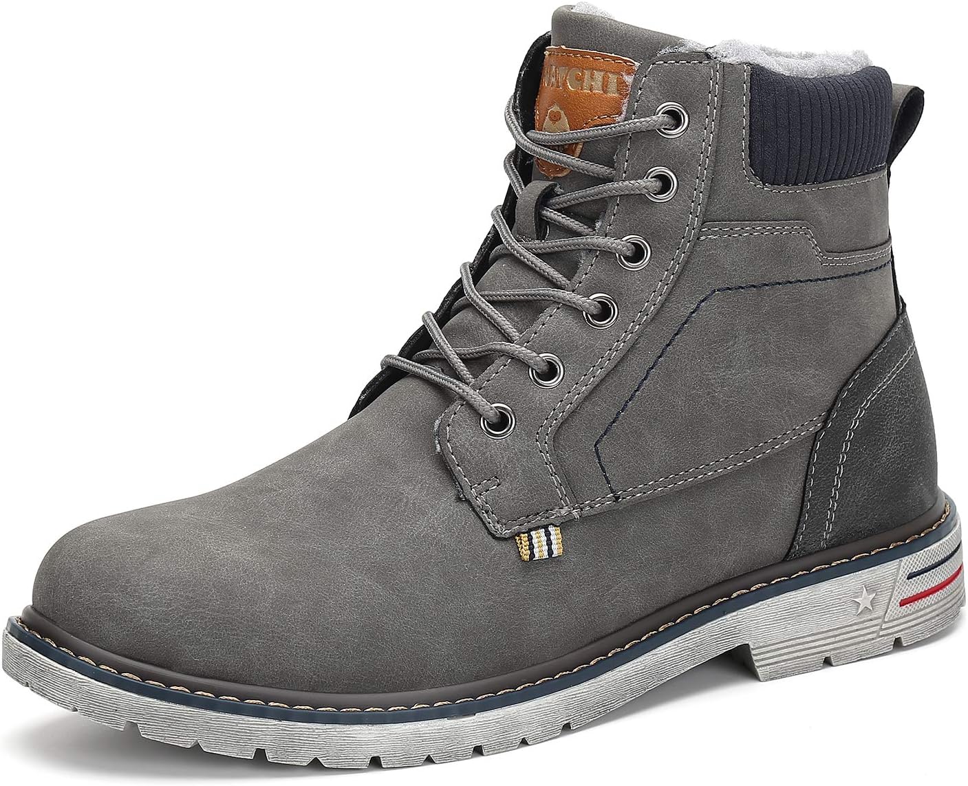 Mishansha Mens Hiking Boots Womens Winter Warm Snow Boot Water Resistant Non Slip Soft Lined