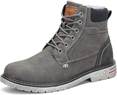 Mishansha Mens Hiking Boots Womens Winter Warm Snow Boot Water Resistant Non Slip Soft Lined