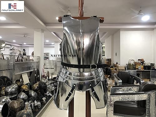 Miniatura 3 de NauticalMart Peto medieval de acero - Disfraz de Halloween LARP