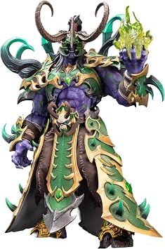 MEMORYTOYS 1/10 World of Warcraft Illidan the Demon Hunter-Limited Edition Black Corrupted Edition, Highly Detailed Articulated Collectible Figure for Adult Gamers & Fans-Action Figures