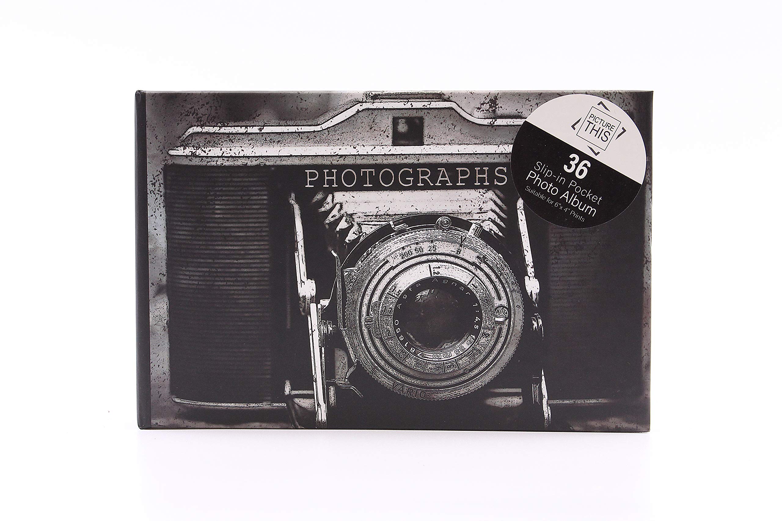 Tallon Vintage Camera Mini Photo Album Memo Slip In Pocket Holds 36 Photos