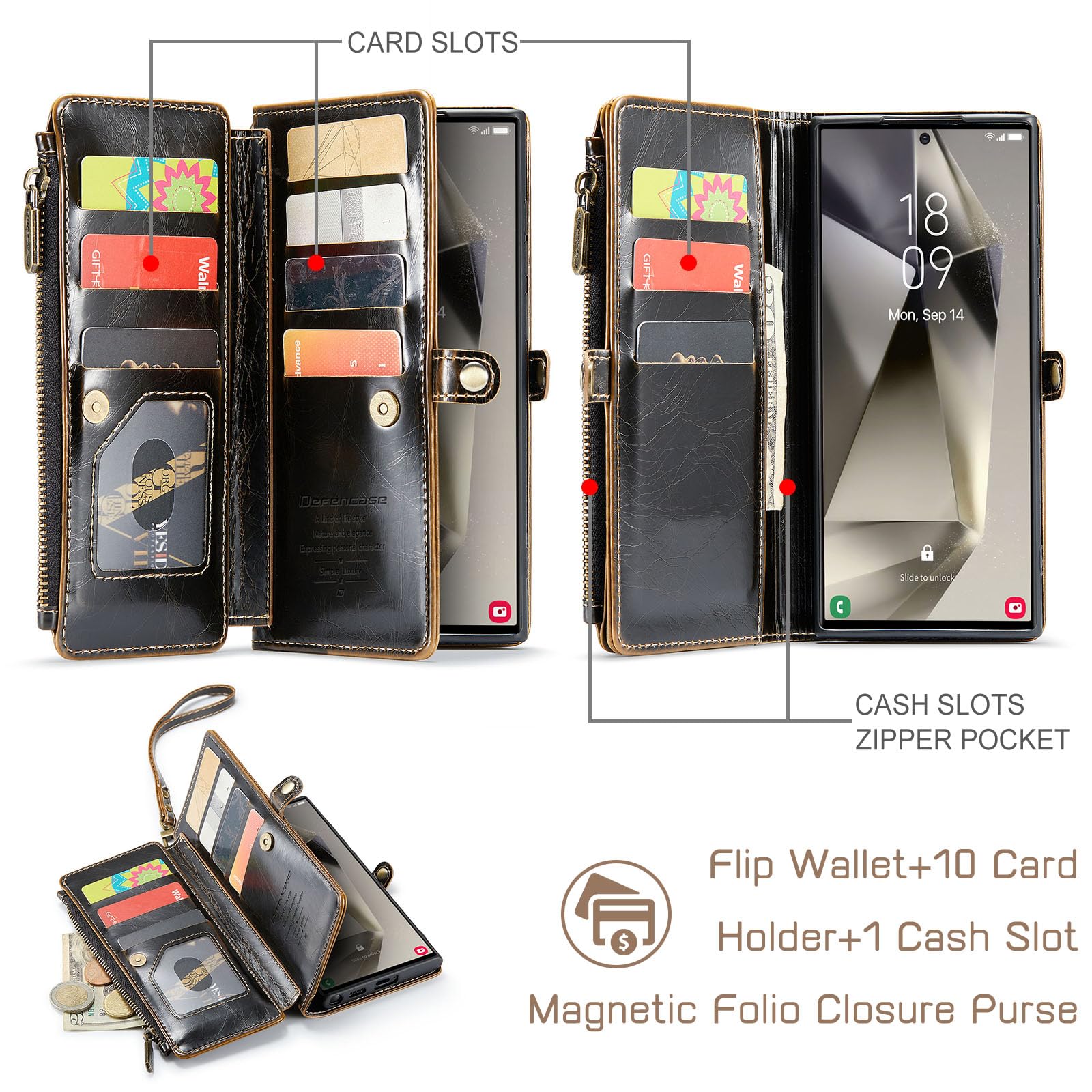 Defencase Cell Phone Flip Case