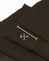 Vista 5 de CHICOLOGY Cortinas de ventana, cortinas de bloqueo solar, cortinas para sala de estar, paneles de cortina de ventana, cortinas de sala de estar