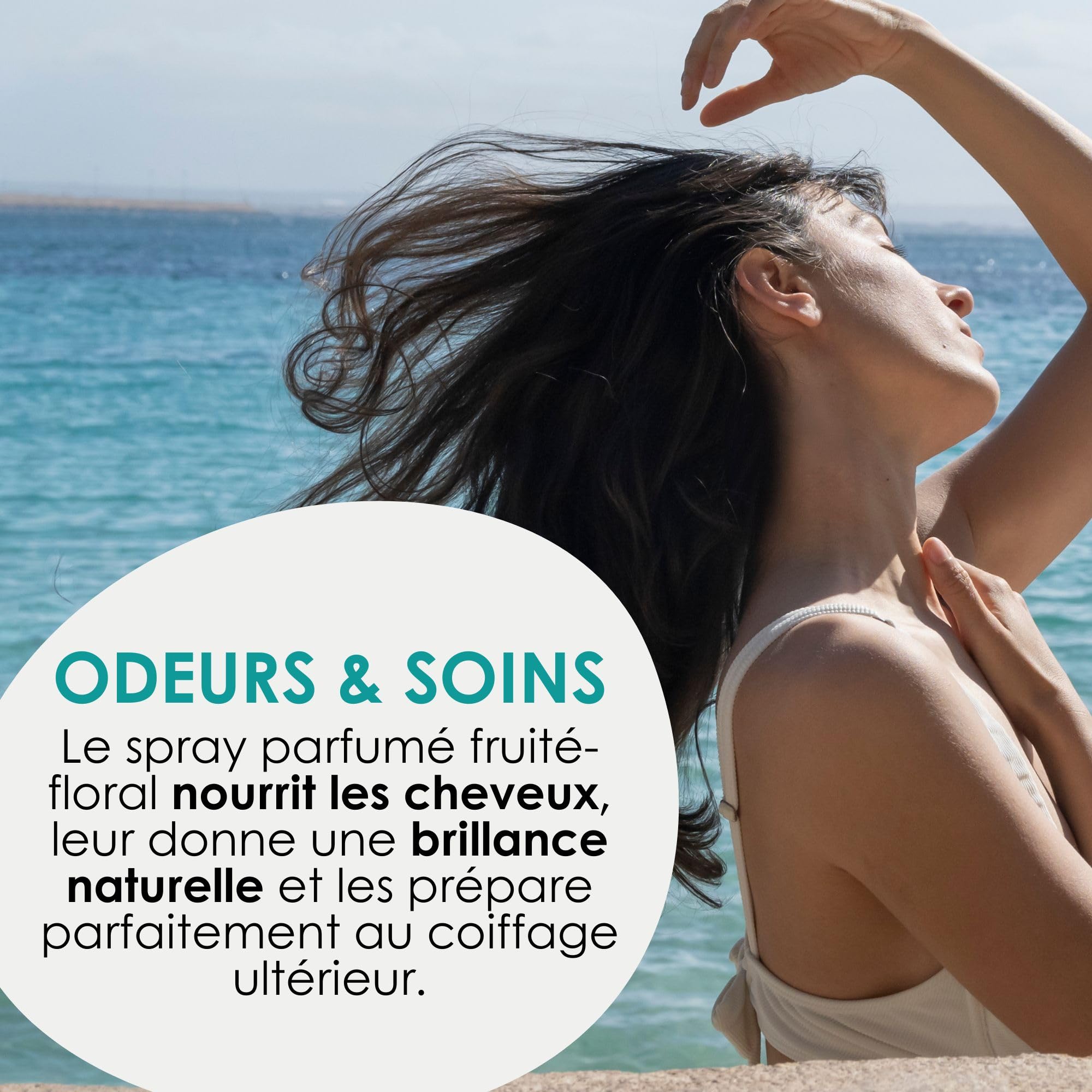 Jean & Len Leave-In Conditioner démêlant biphasé, pour tous types de cheveux, démêle & facilite le coiffage, Detangling Spray, sans silicones & parabènes, végane, 100 ml