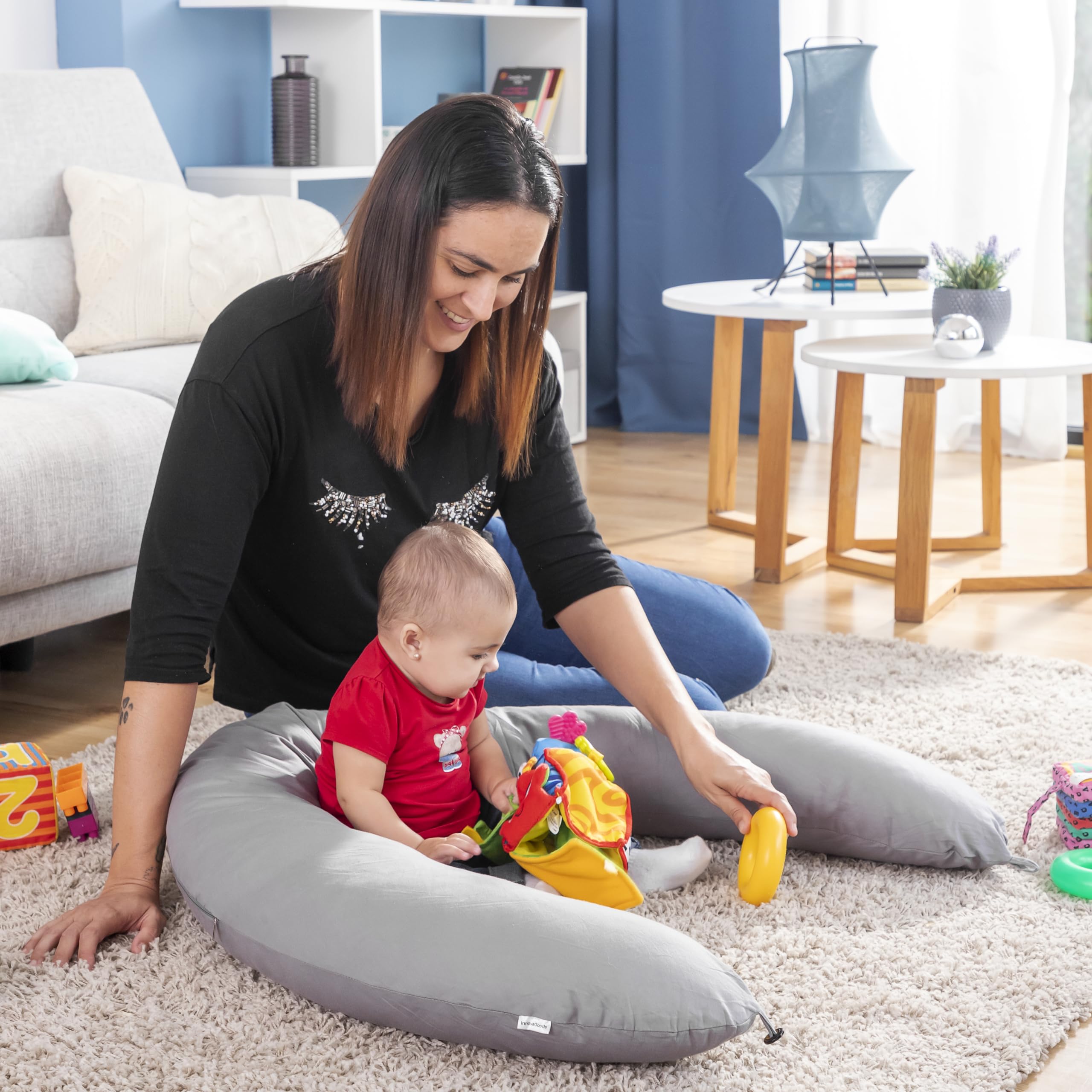 Cuscino Gel Silicone Nido D'Ape InnovaGoods - 39x37x3cm Per Mal Di Schiena - Foto 9