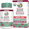Gomitas multivitamínicas MARYRUTH'S para mujeres de 14+ años | Apoyo inmunológico | Salud del cabello y la piel | Salud reproductiva | Vitaminas A, C, D, E, B6, B12, Biotina, Zinc, Yodo | Orgánico | Vegano | Sin OGM | 60 gomitas USDA Orgánico 1