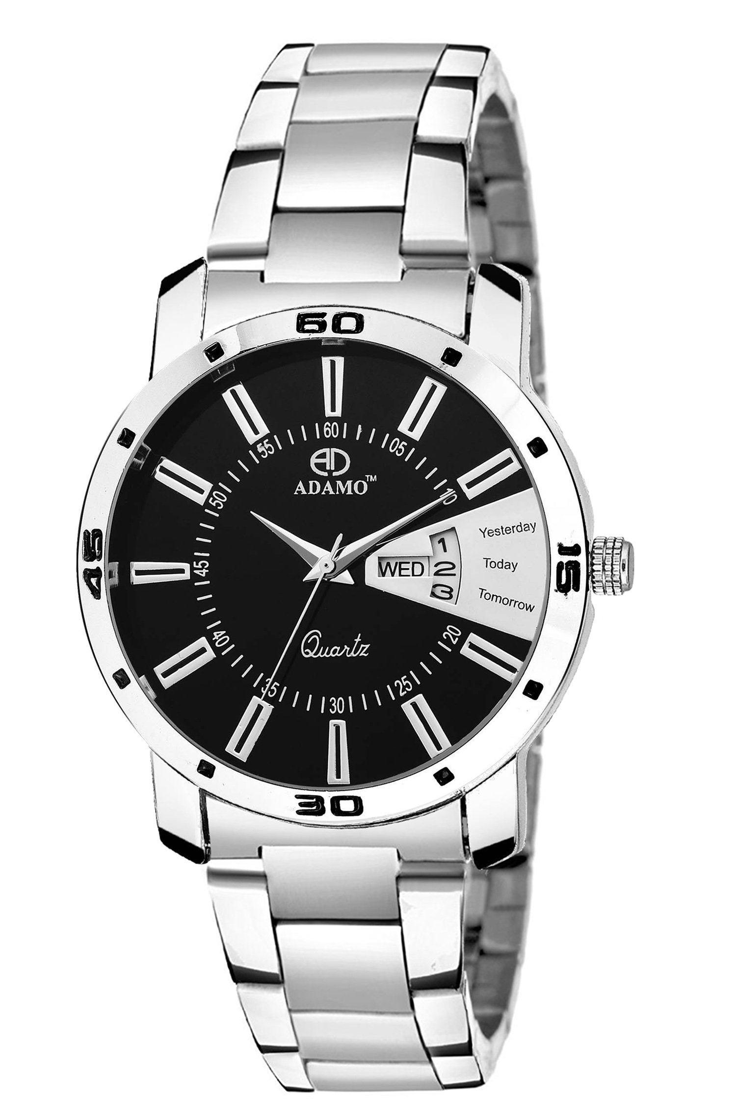 ADAMO Designer Black Dial Day & Date Womens & Girls Watch A813SM02 (B0774N8RJ7) Amazon Price History, Amazon Price Tracker