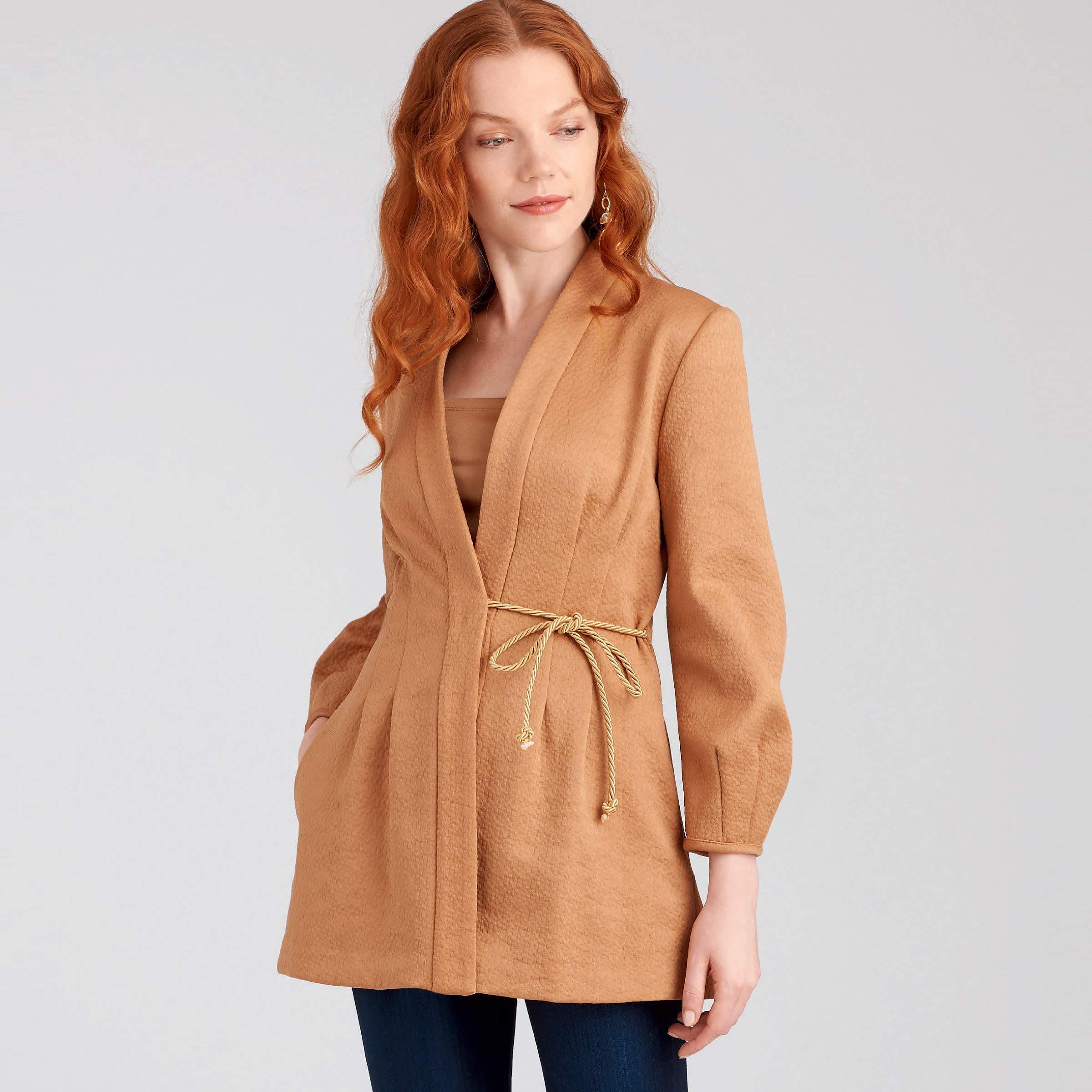 Patron de couture veste femme Simplicity R10426 grande taille 44 46 48 50 52 chic