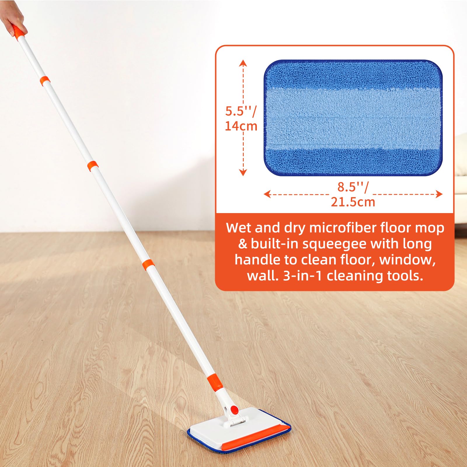 Baseboard & Ceiling Fan Cleaner Tool -4 Baseboard & Ceiling Fan Cleaner Tool -4