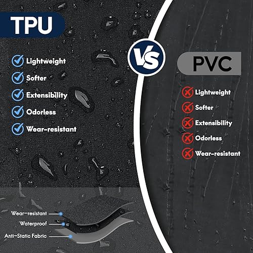 Miniatura 3 de Haimont Mochila seca impermeable 30L TPU ligera Roll Top Dry Bag para hombres mujeres, playa, kayak, viajes, senderismo