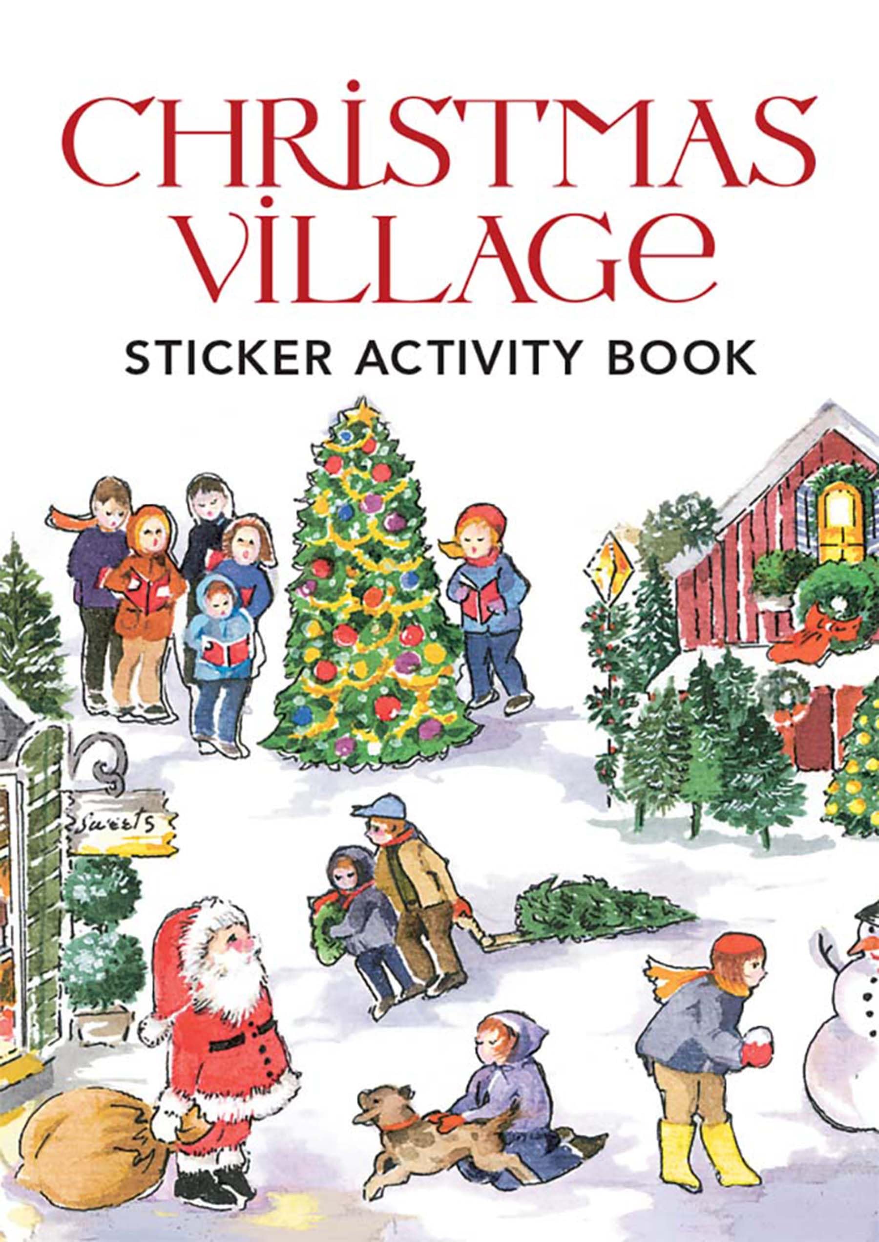 Christmas Village Sticker Activity Book (Little Activity Books)