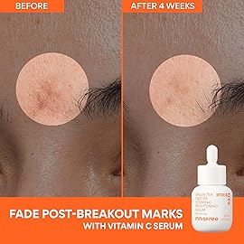 innisfree Brighten + Protect Set, Skincare Set with Korean Sunscreen for Face and Vitamin C Serum for Glow and Radiance