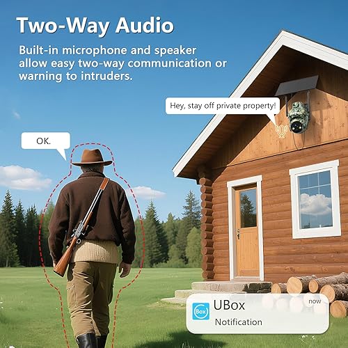 Miniatura 7 de Cámaras celulares 4G LTE, tarjeta SIM integrada y tarjeta SD, no necesita WiFi cámara de rastreo con vista en vivo 2K 360°, cámara de seguridad