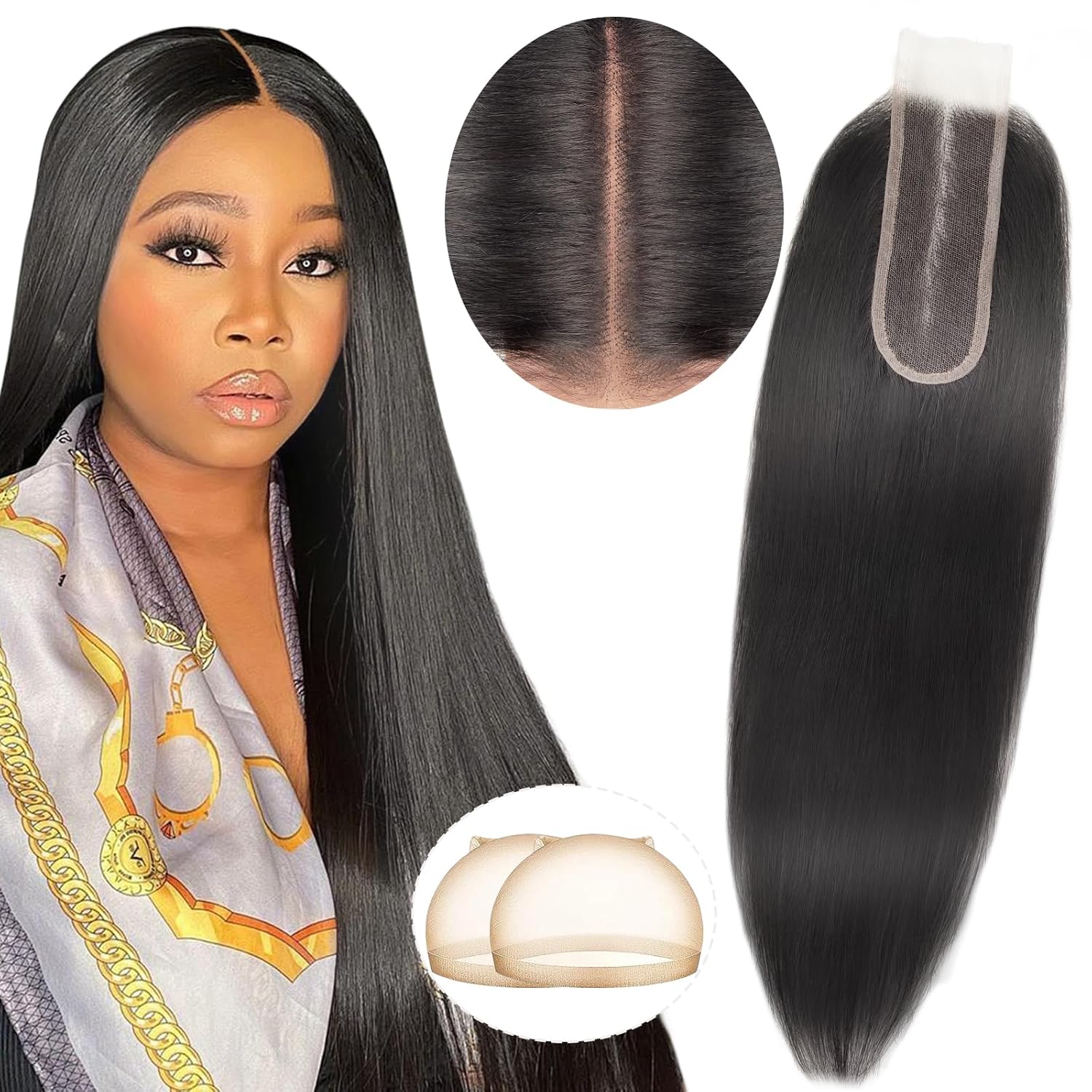 16 inch Seamless Body Wave Clip in Extensions Real Human Hair Extensions Clip Ins 110g 7pcs Thick Invisible Clip in Hair Extensions #1B Natural Black