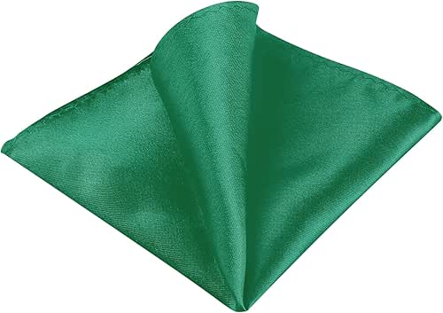 Allegra K Men's Pocket Squares Handkerchiefs Solid Color for Wedding