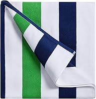 Vista 15 de Toalla de playa de algodón de gran tamaño, extra grande de 40 x 70 pulgadas, toalla de piscina grande, bonita y gruesa, toallas de playa de punto