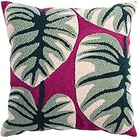 Vista 5 de MOCOFO Funda de almohada de lona bordada con flores, bordado de primavera, artesanía, moderna, simple, funda de almohada para sofá, dormitorio