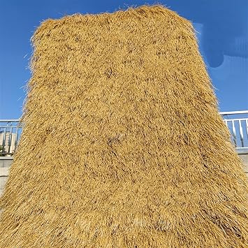Mexican Palm Thatch Roofing Tile, Synthetic Fake Straw Rolls, Simulation Grass Cover, PE Carpet Type Plastic Thatch, Tiki Hut Grass, Artificial Thatch Lawn For Garden Courtyard Gazebo Wall Decoration