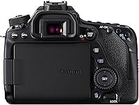 Vista 3 de Canon EOS 80D - Cuerpo de cámara réflex digital (Negro) (Renovado)
