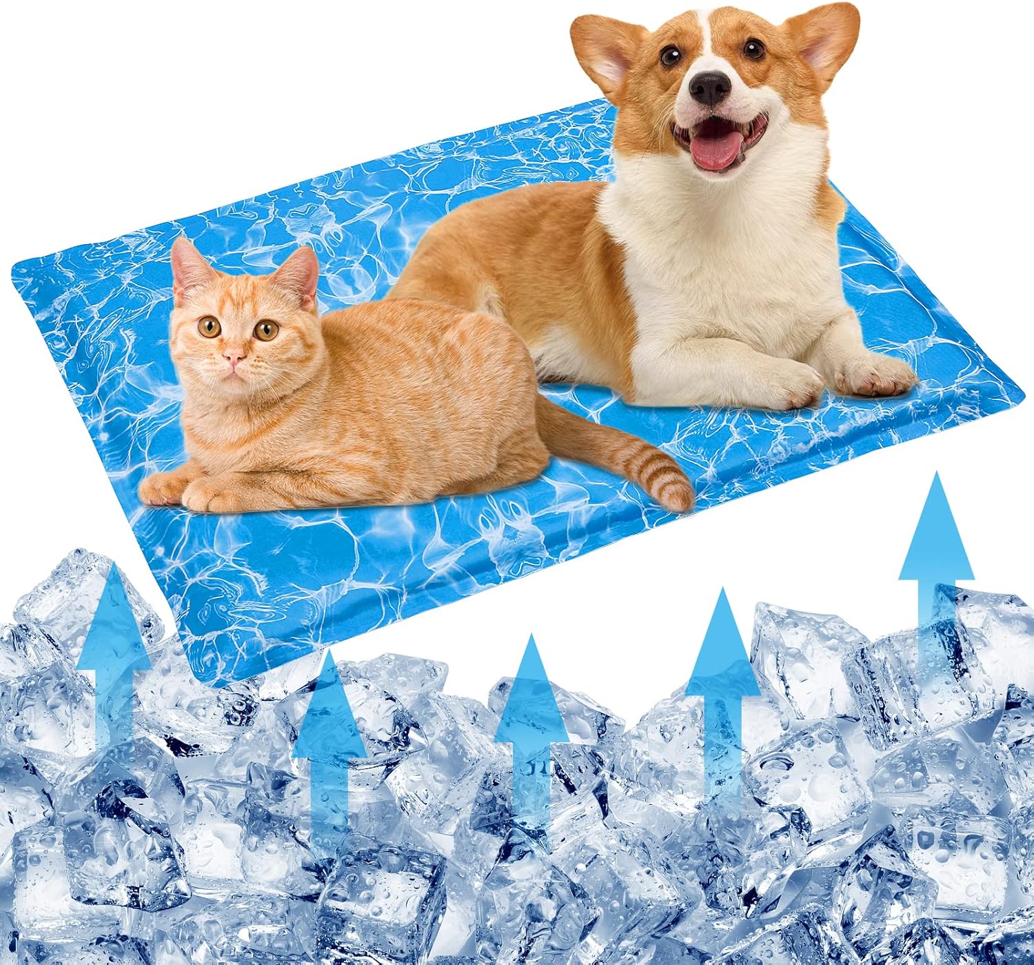 Dog Cooling Mat Water Injection Pet Cooling Mat Pet