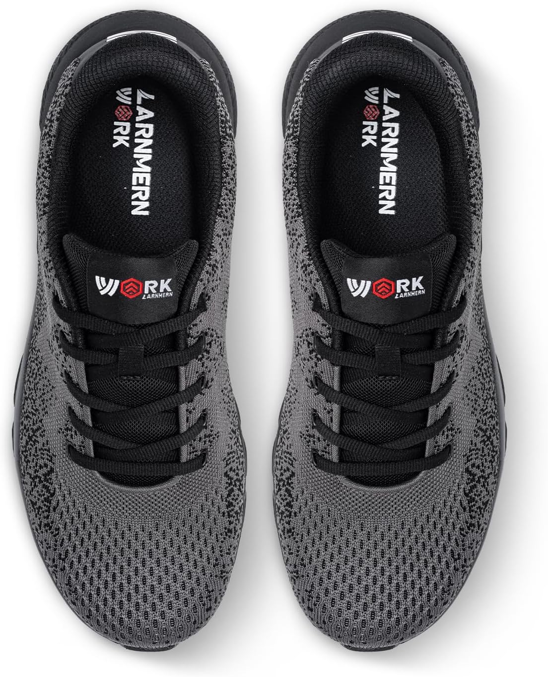 LARNMERN Slip On Steel Toe Shoes Men Lightweight Comfortable Lounging Walking Sneakers Steel Toe Loafers - Image 6