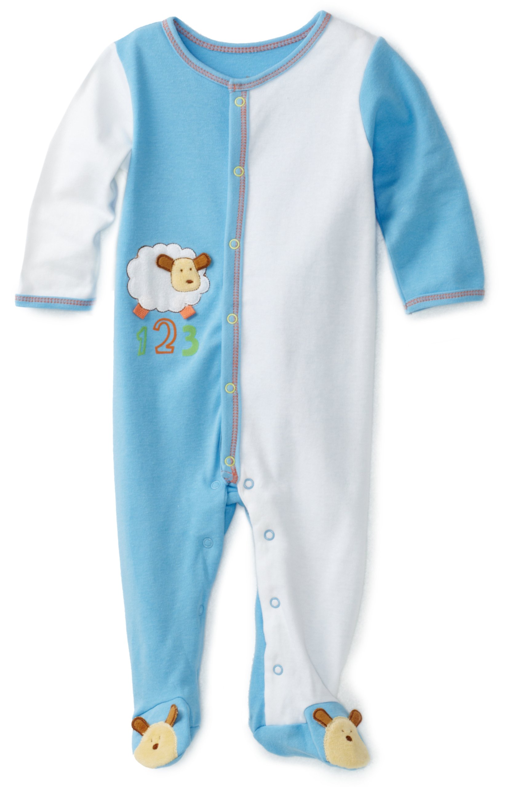 Chaussons bébé garçon ABSORBA Tender Touch de naissance colorés - 2