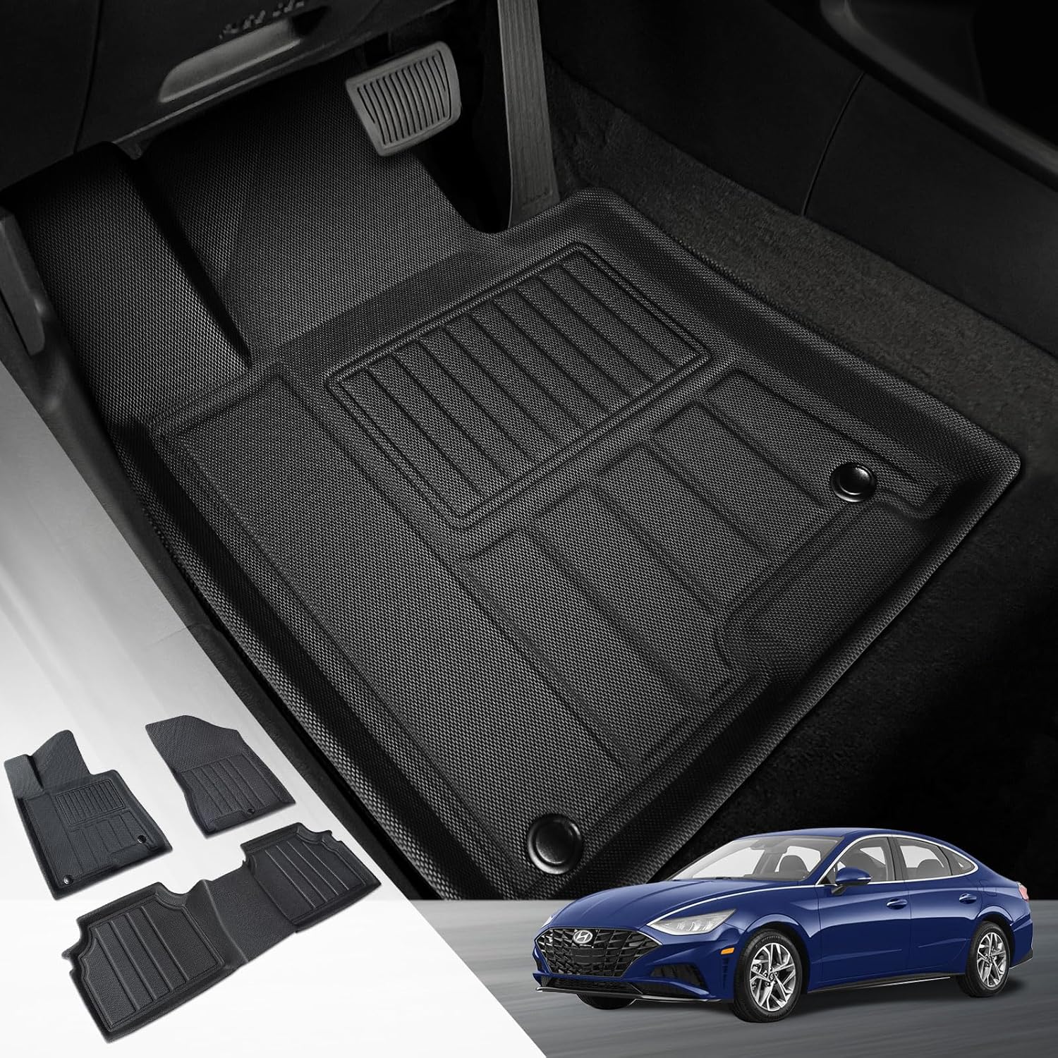 DrCarNow for Hyundai Sonata Floor Mats 2025 2024 2023 2022 2021 2020