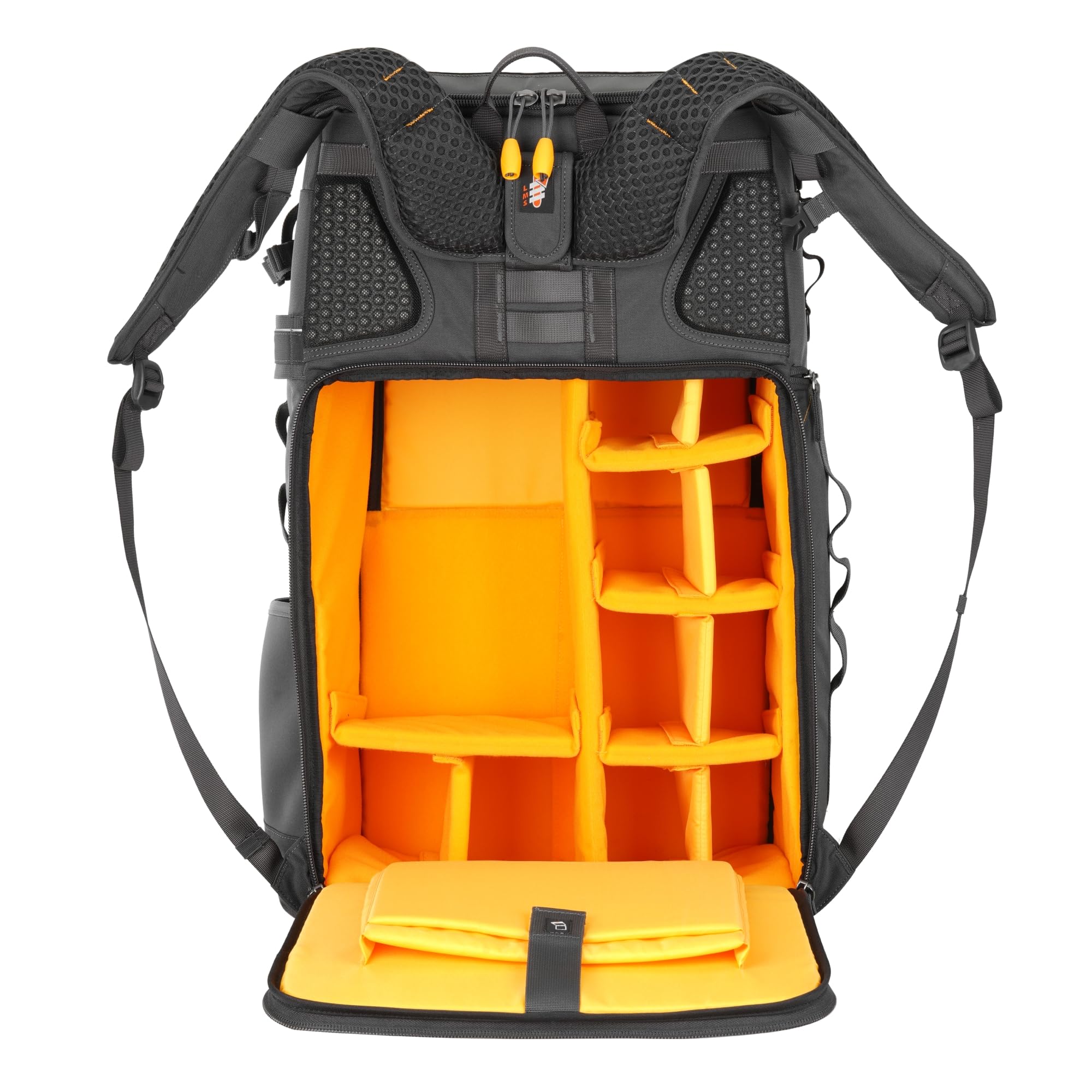 VANGUARD Alta Sky 69 Rucksack, 49 Liter, für bis zu 1200 mm Objektiv und zusätzliche Objektive, Grau